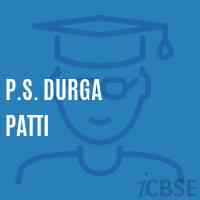 P.S. Durga Patti Primary School Logo