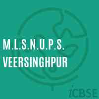 M.L.S.N.U.P.S. Veersinghpur Middle School Logo