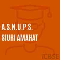 A.S.N.U.P.S. Siuri Amahat Middle School Logo