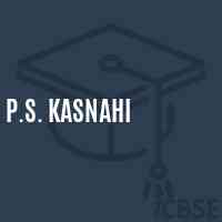 P.S. Kasnahi Primary School Logo