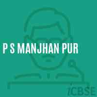 P S Manjhan Pur Primary School Logo