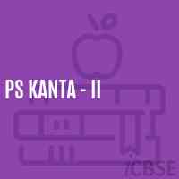 Ps Kanta - Ii Primary School Logo