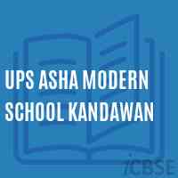 Ups Asha Modern School Kandawan Logo