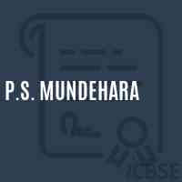 P.S. Mundehara Primary School Logo