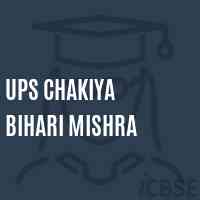 Ups Chakiya Bihari Mishra School Logo