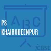 Ps Khairudeenpur Primary School Logo