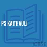 Ps Kaithauli Primary School Logo
