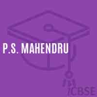 P.S. Mahendru Primary School Logo