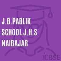J.B.Pablik School J.H.S Naibajar Logo