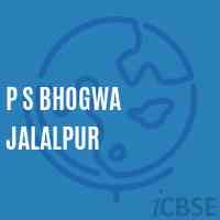 P S Bhogwa Jalalpur Primary School Logo