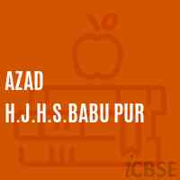 Azad H.J.H.S.Babu Pur Middle School Logo