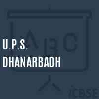 U.P.S. Dhanarbadh Middle School Logo