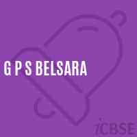 G P S Belsara Primary School Logo