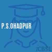 P.S.Ohadpur Primary School Logo