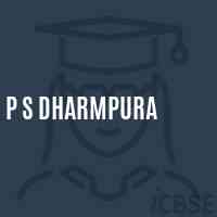 P S Dharmpura Primary School Logo
