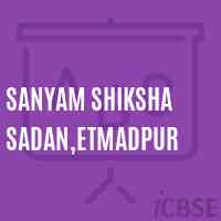 Sanyam Shiksha Sadan,Etmadpur Middle School Logo