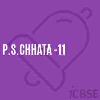 P.S.Chhata -11 Primary School Logo