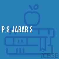P.S.Jabar 2 Primary School Logo