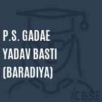 P.S. Gadae Yadav Basti (Baradiya) Primary School Logo