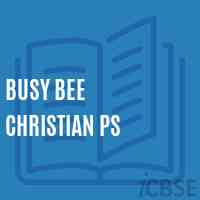 Busy Bee Christian Ps Primary School Logo