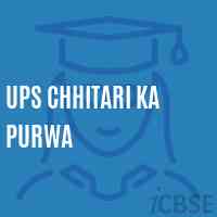 Ups Chhitari Ka Purwa Middle School Logo
