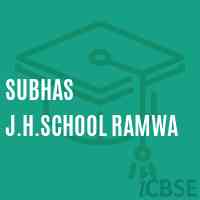 Subhas J.H.School Ramwa Logo
