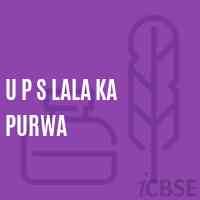U P S Lala Ka Purwa Middle School Logo
