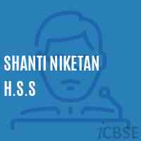 Shanti Niketan H.S.S Middle School Logo