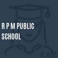R P M Public School Logo