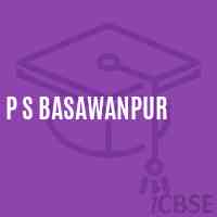 P S Basawanpur Primary School Logo