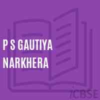 P S Gautiya Narkhera Primary School Logo