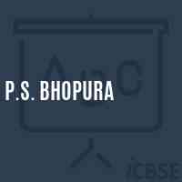 P.S. Bhopura Primary School Logo