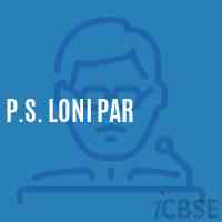 P.S. Loni Par Primary School Logo