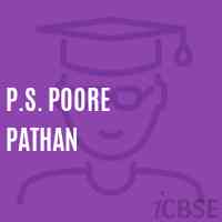 P.S. Poore Pathan Primary School Logo