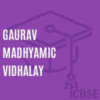Gaurav Madhyamic Vidhalay Middle School Logo