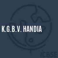 K.G.B.V. Handia Middle School Logo