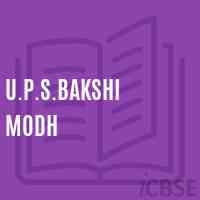 U.P.S.Bakshi Modh Middle School Logo