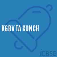 Kgbv Ta Konch Middle School Logo