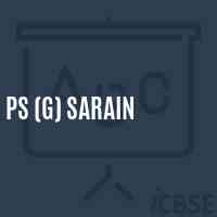 Ps (G) Sarain Primary School Logo