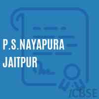 P.S.Nayapura Jaitpur Primary School Logo