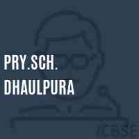 Pry.Sch. Dhaulpura Primary School Logo