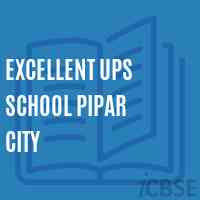 Excellent Ups School Pipar City Logo