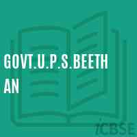 Govt.U.P.S.Beethan Middle School Logo