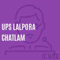 Ups Lalpora Chatlam Middle School Logo