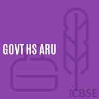 Govt Hs Aru Secondary School Logo