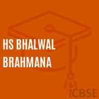 Hs Bhalwal Brahmana Secondary School Logo