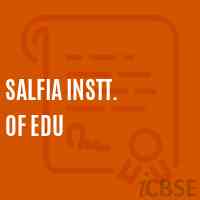 Salfia Instt. of Edu Middle School Logo