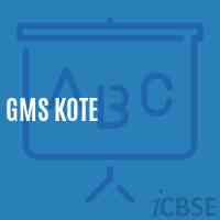 Gms Kote Middle School Logo