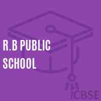 R.B Public School Logo