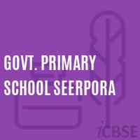 Govt. Primary School Seerpora Logo